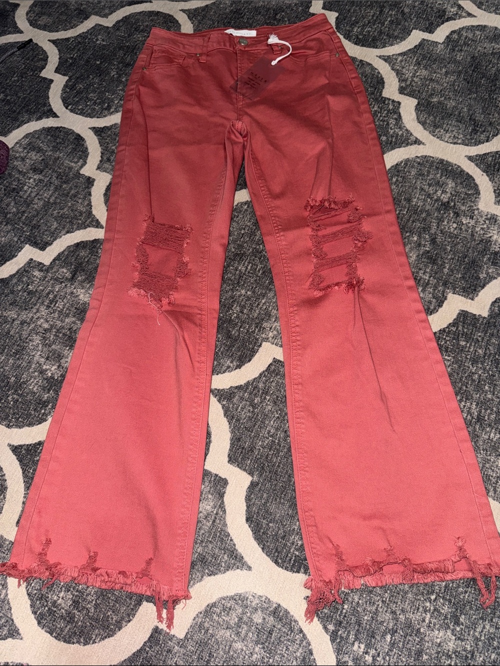 NWT Women’s brick Risen Jeans size 1/25 distressed